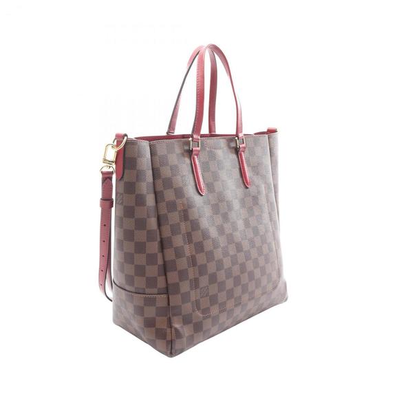 Louis Vuitton Belmont NV MM Damier Ebene Cherry Berry Tote Bag, Coated Canvas... - Picture 2 of 6